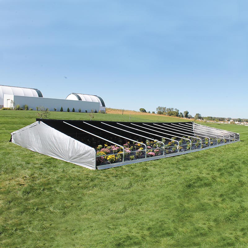 GrowSpan RollUp Low Pro Tunnel 20'W x 5'H x 48'L Clear FarmTek