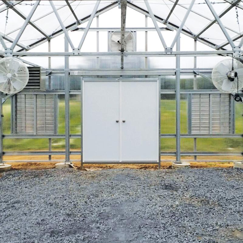 Steel Greenhouse Doors 36"W x 80"H Left Hand Outswing FarmTek