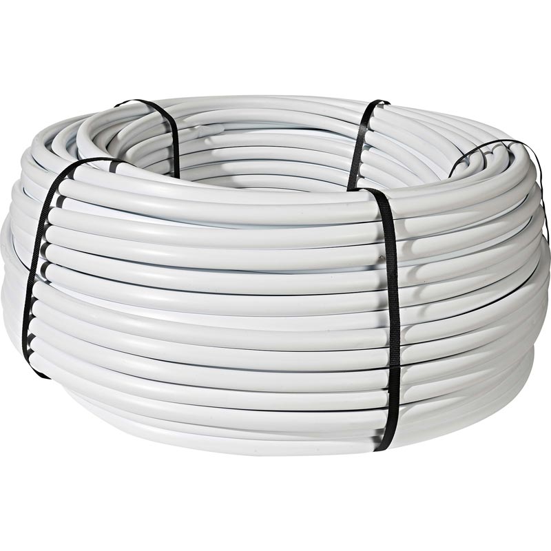 1" Bright White Polyethylene Tubing 100' Roll FarmTek