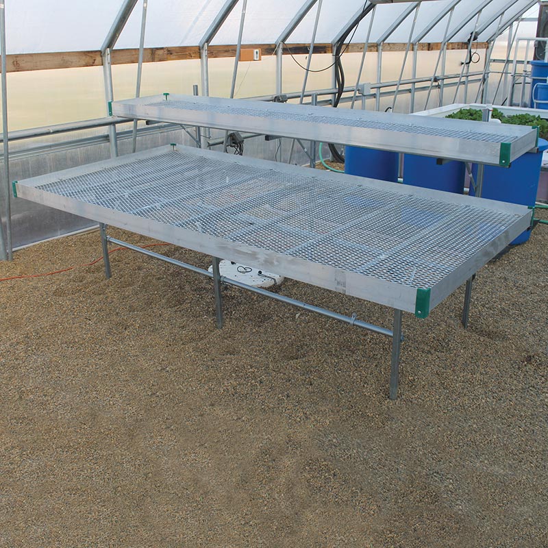 Premium MultiLevel Greenhouse Bench 3'W x 8'L FarmTek