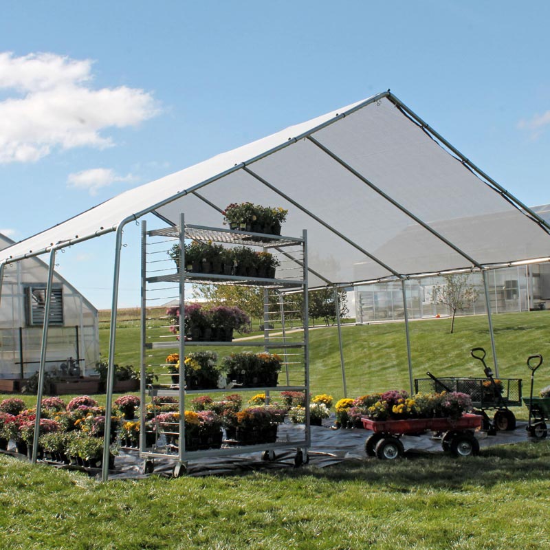 Commercial Svensson Shade House 18'W x 40'L 50 FarmTek