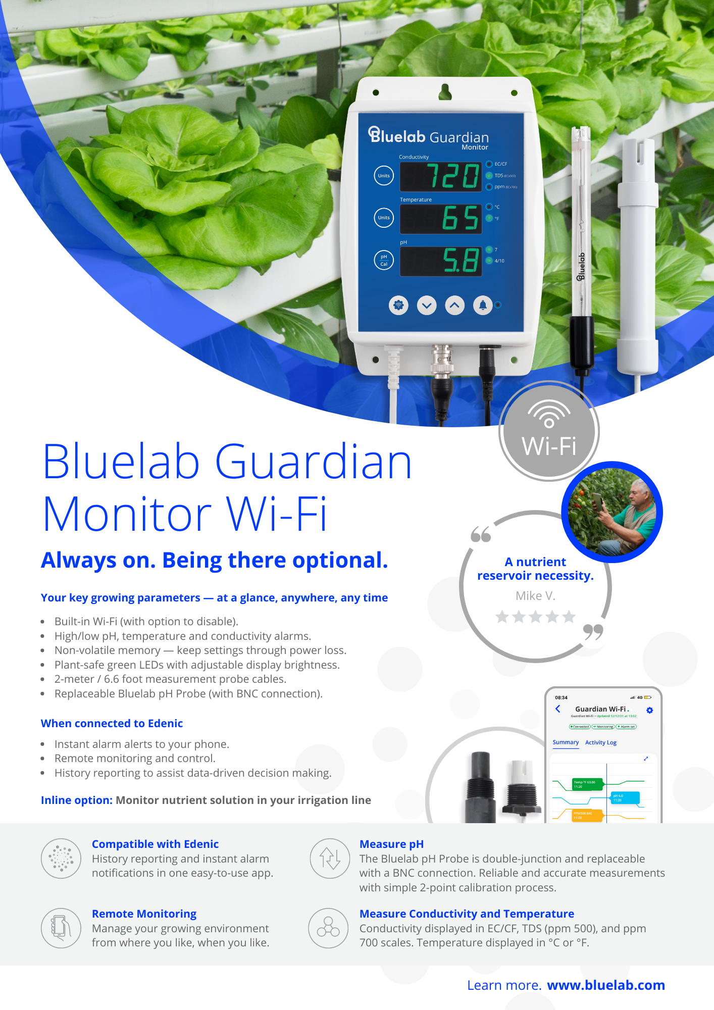 Bluelab - Guardian Monitor with Wi-Fi